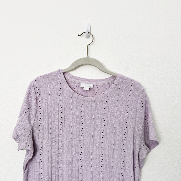 Lavender Short Sleeve Tee - Picture 3 of 10
